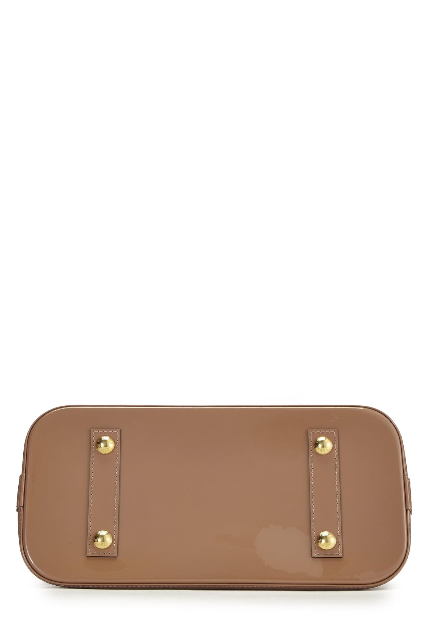 Louis Vuitton, Rose Velours Monogram Vernis Alma PM NM, Beige