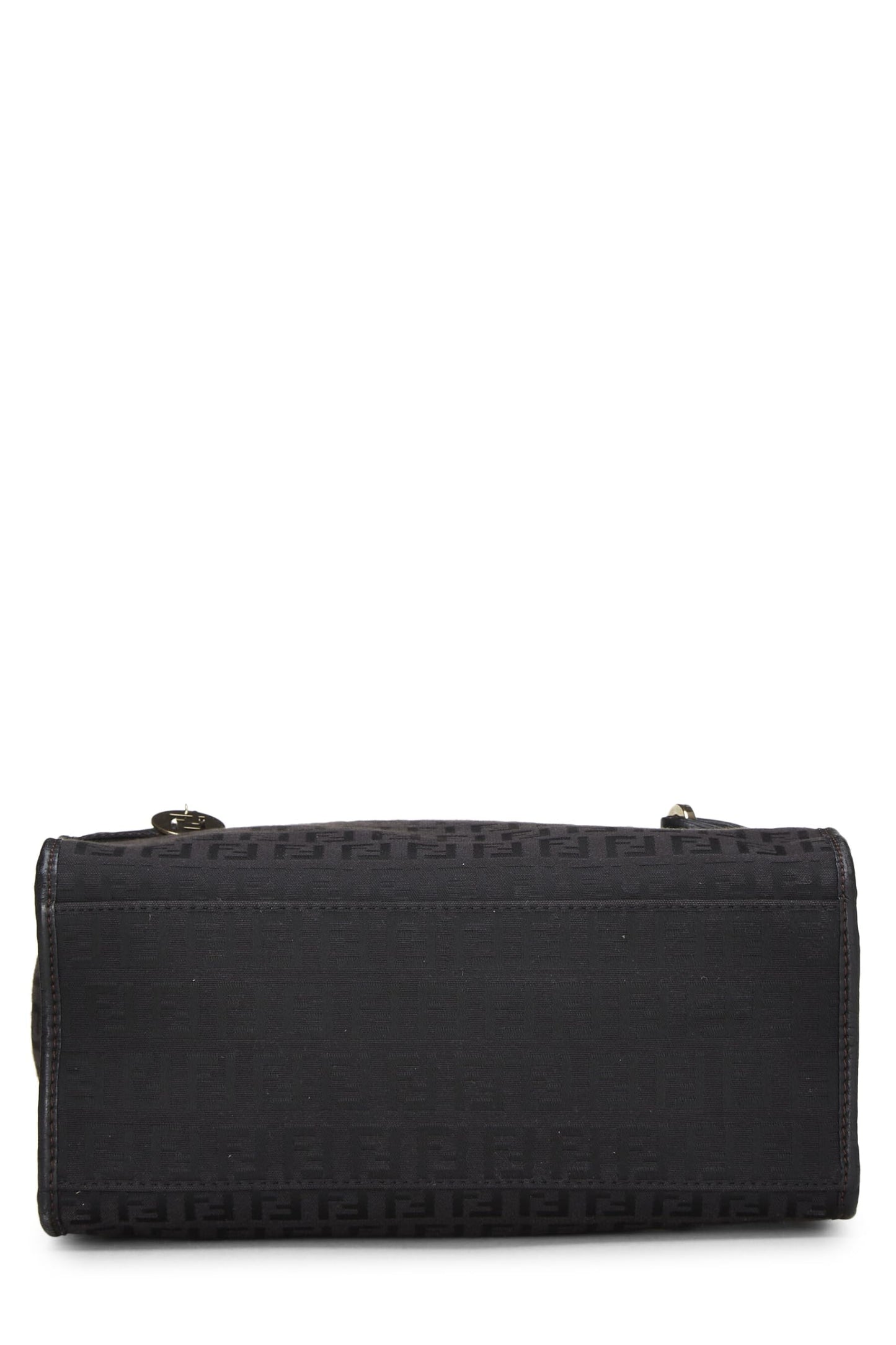 Fendi, Black Zucchino Canvas Tote Small, Black