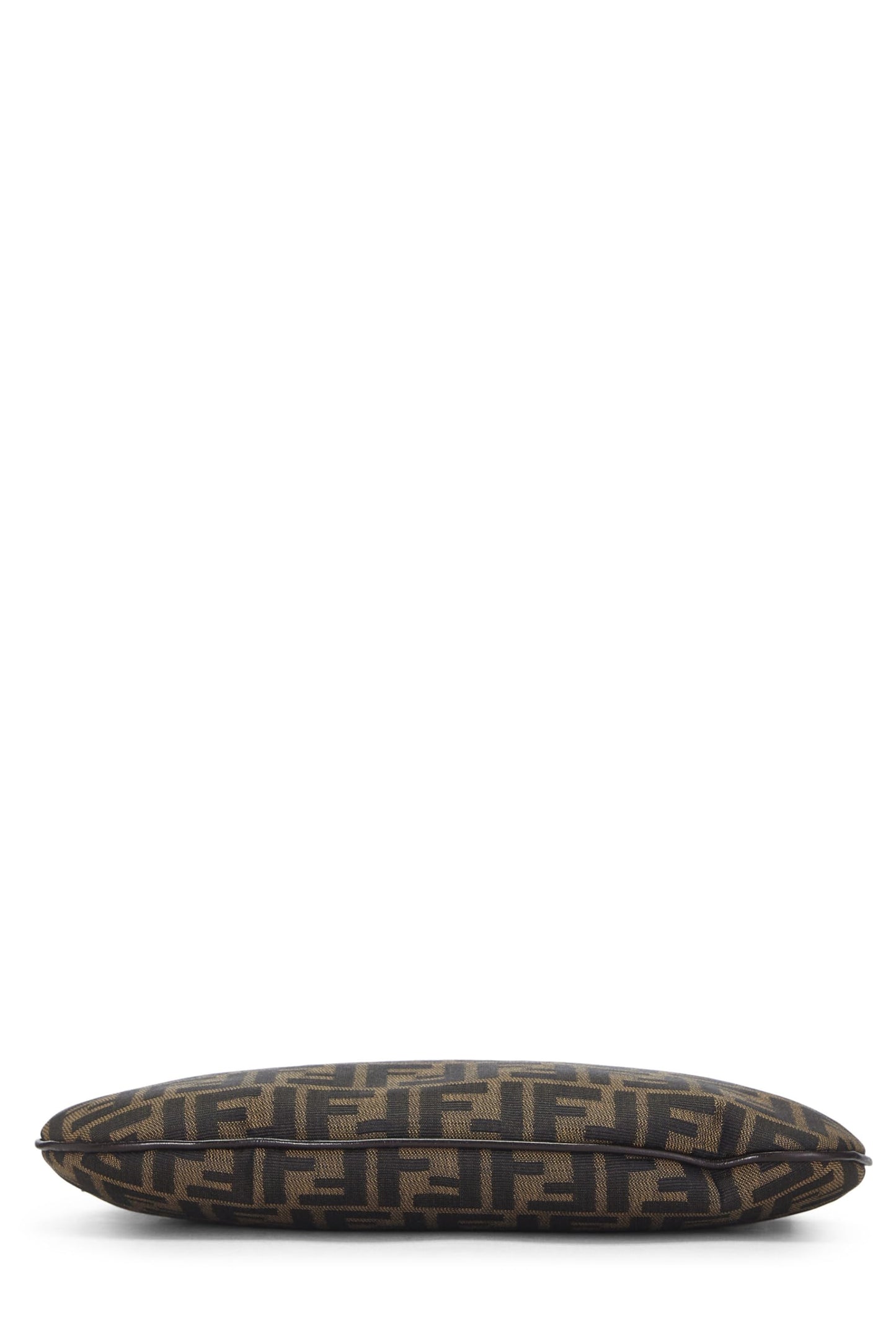 Fendi, Brown Zucca Canvas Shoulder Bag, Brown