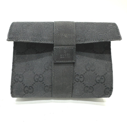 GUCCI Pouch 39.0911 GG canvas black GG Cosmetics Pouch Women