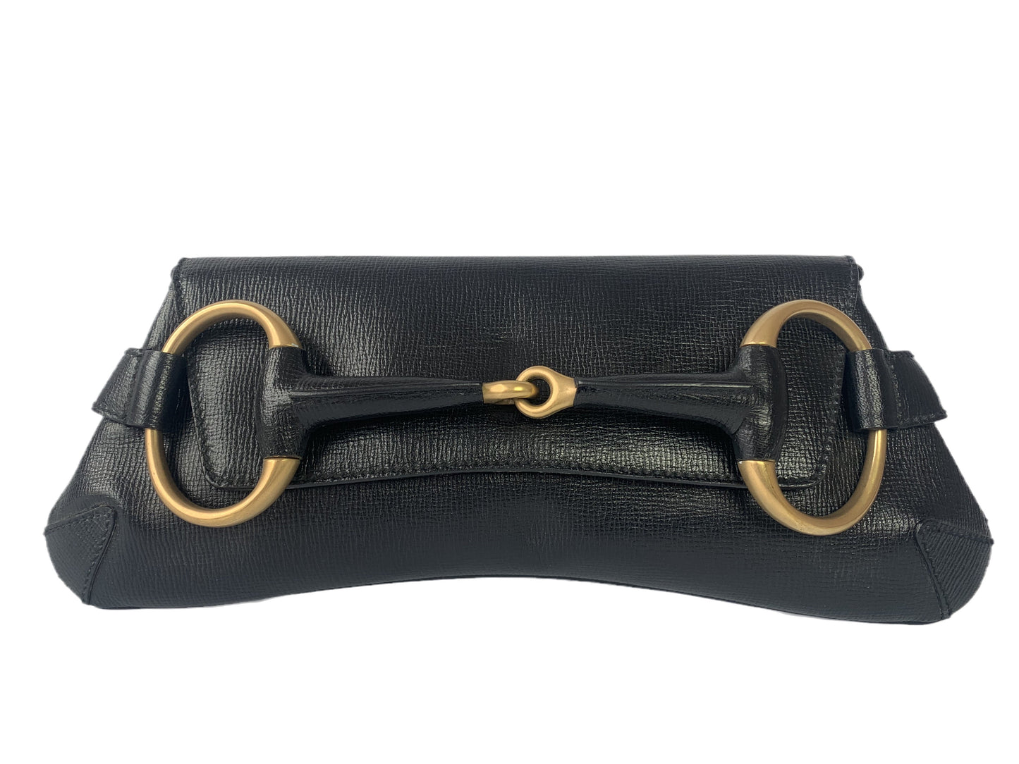 Gucci Horsebit 1955 Chain Shoulder bag Large Black Leather