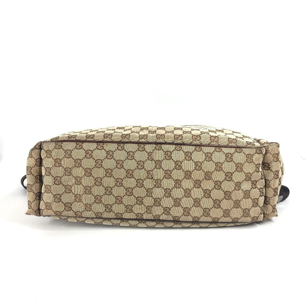 GUCCI Shoulder Bag 123326 GG canvas / leather beige GG Mother's Bag Women