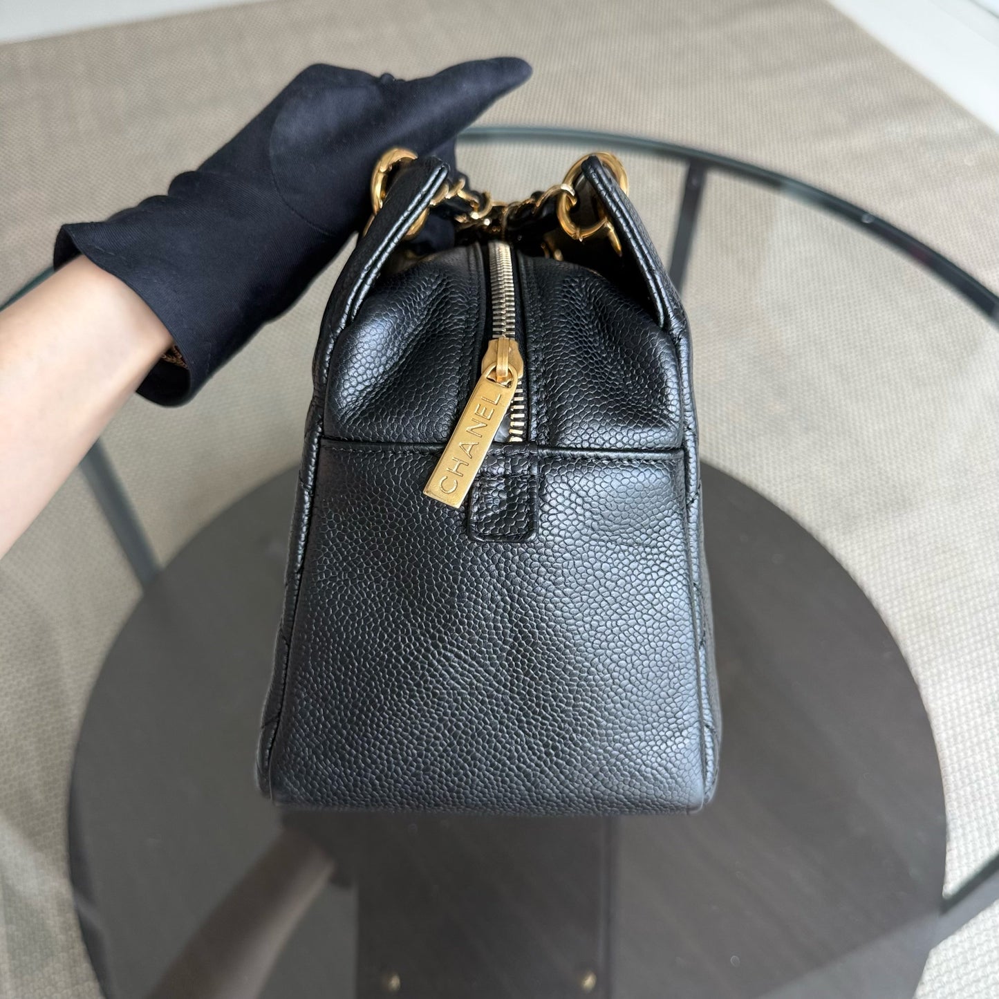 Chanel Petite Timeless Tote - Caviar Quilted Grained Calfskin Series 13