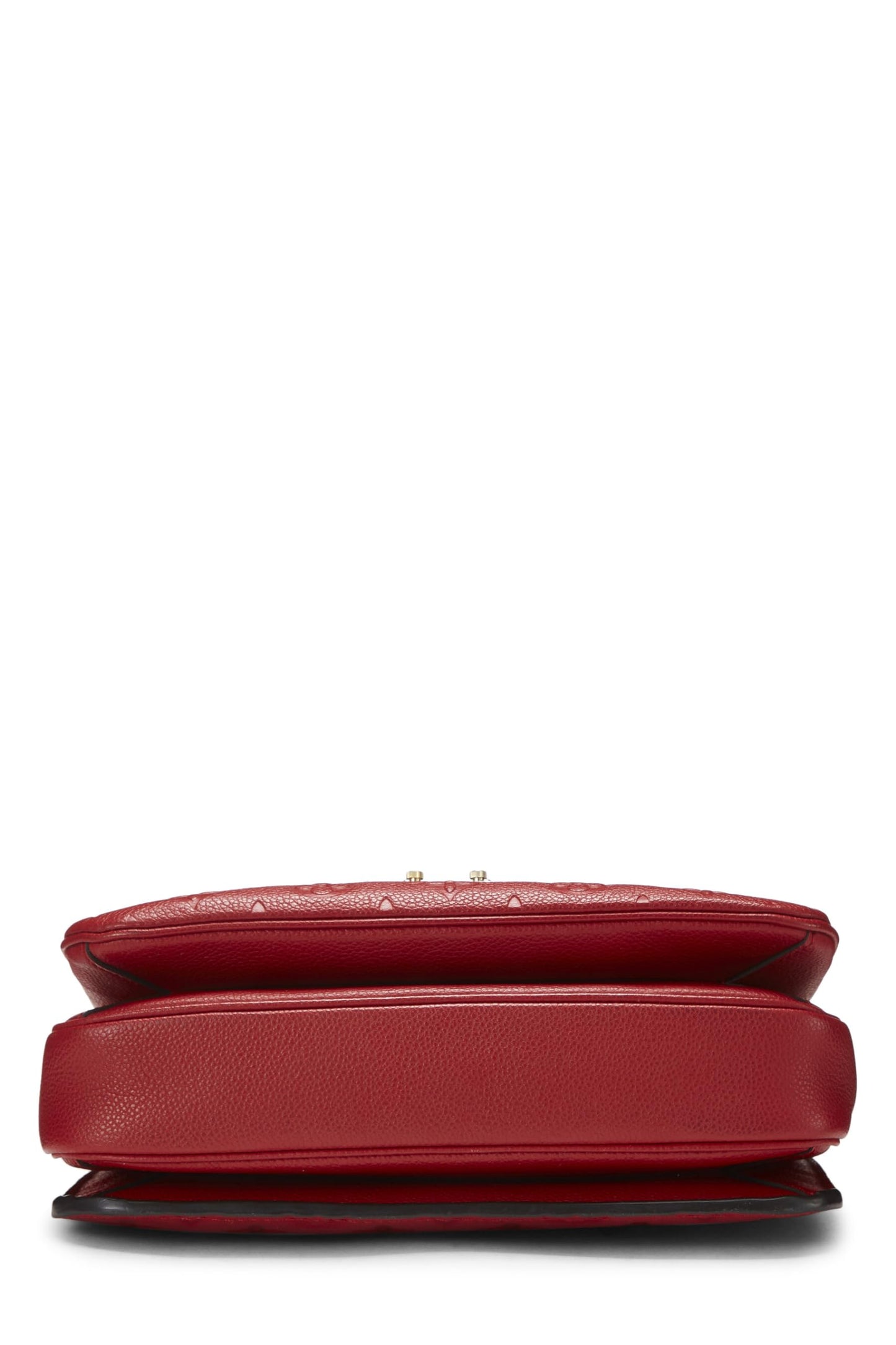 Louis Vuitton, Cherry Monogram Empreinte Pochette Metis, Red