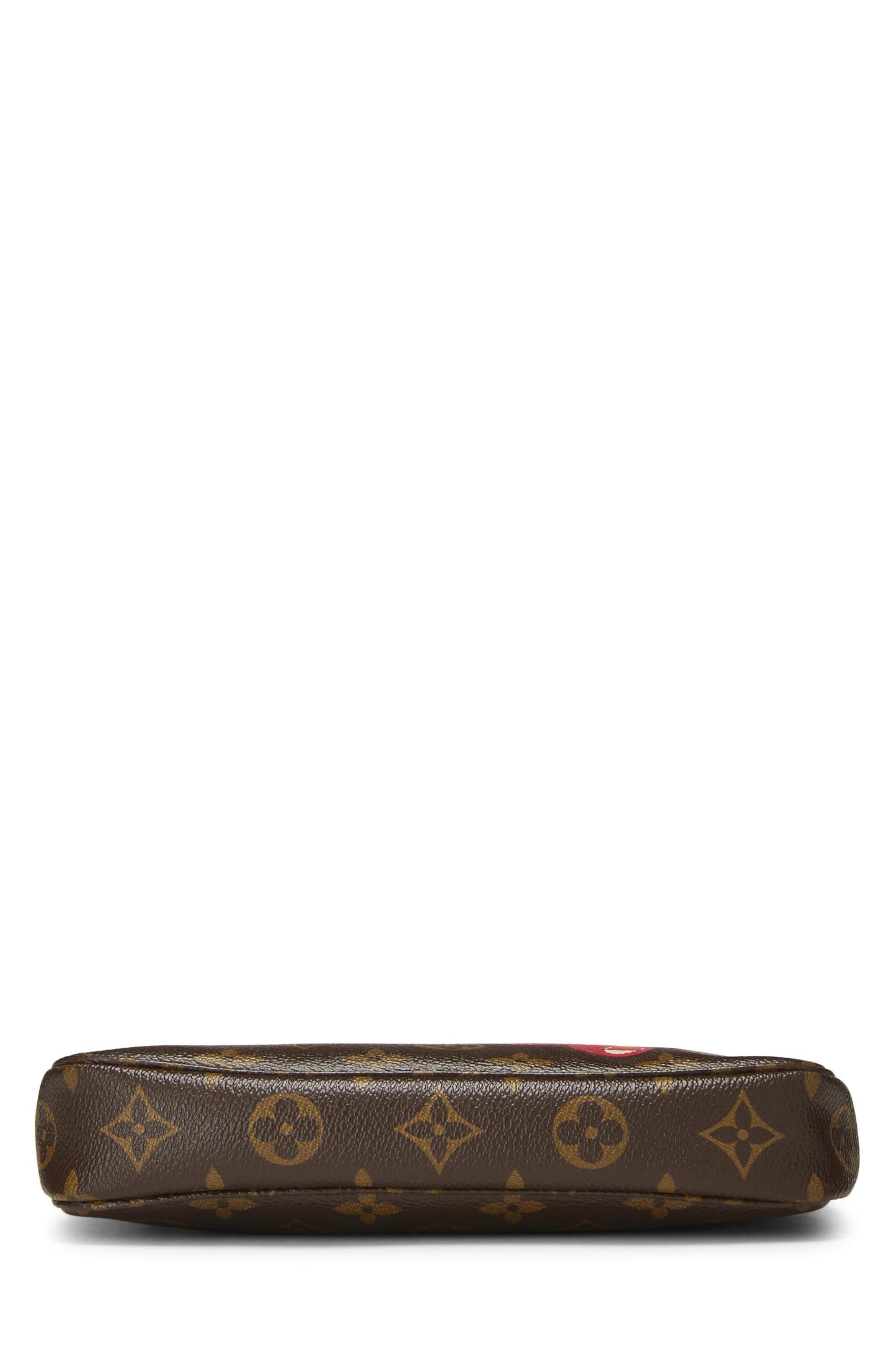 Louis Vuitton, Takashi Murakami x Louis Vuitton Monogram Cerise Pochette Accessories, Brown