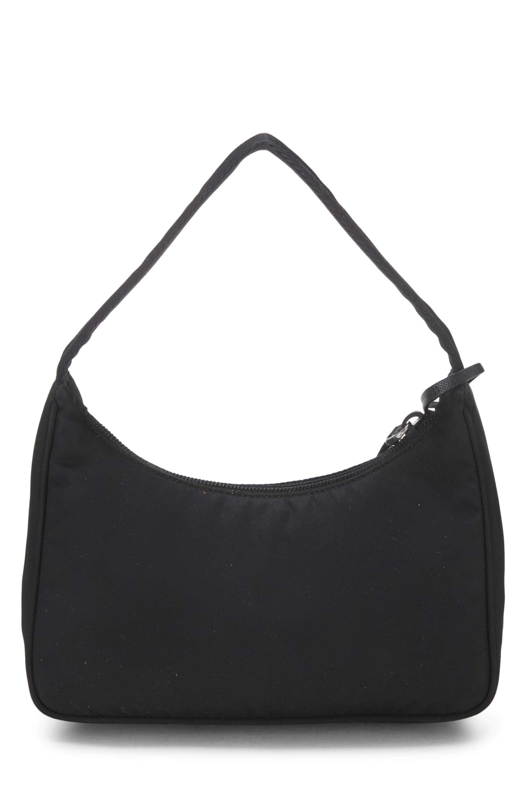 Prada, Black Tessuto Re-Edition Hobo Mini, Black