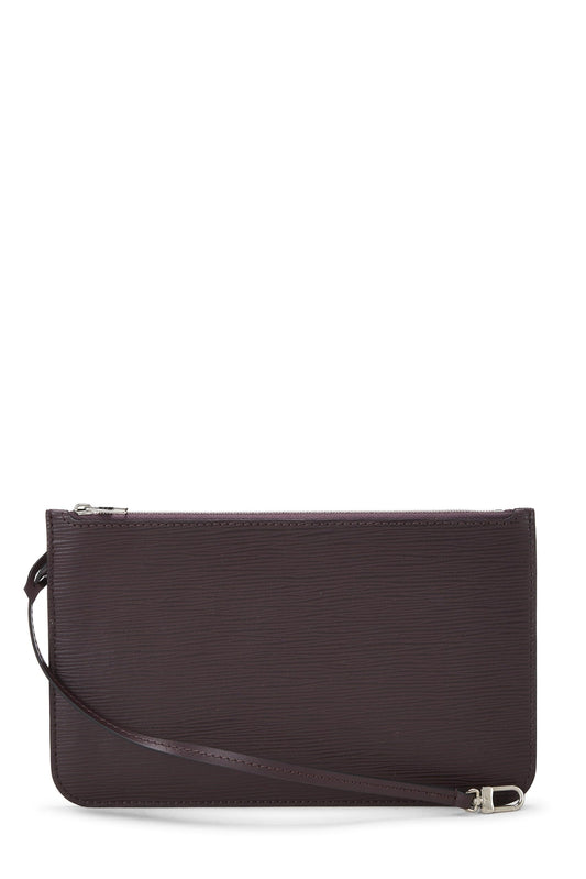 Louis Vuitton, Purple Epi Neverfull Pouch MM, Purple