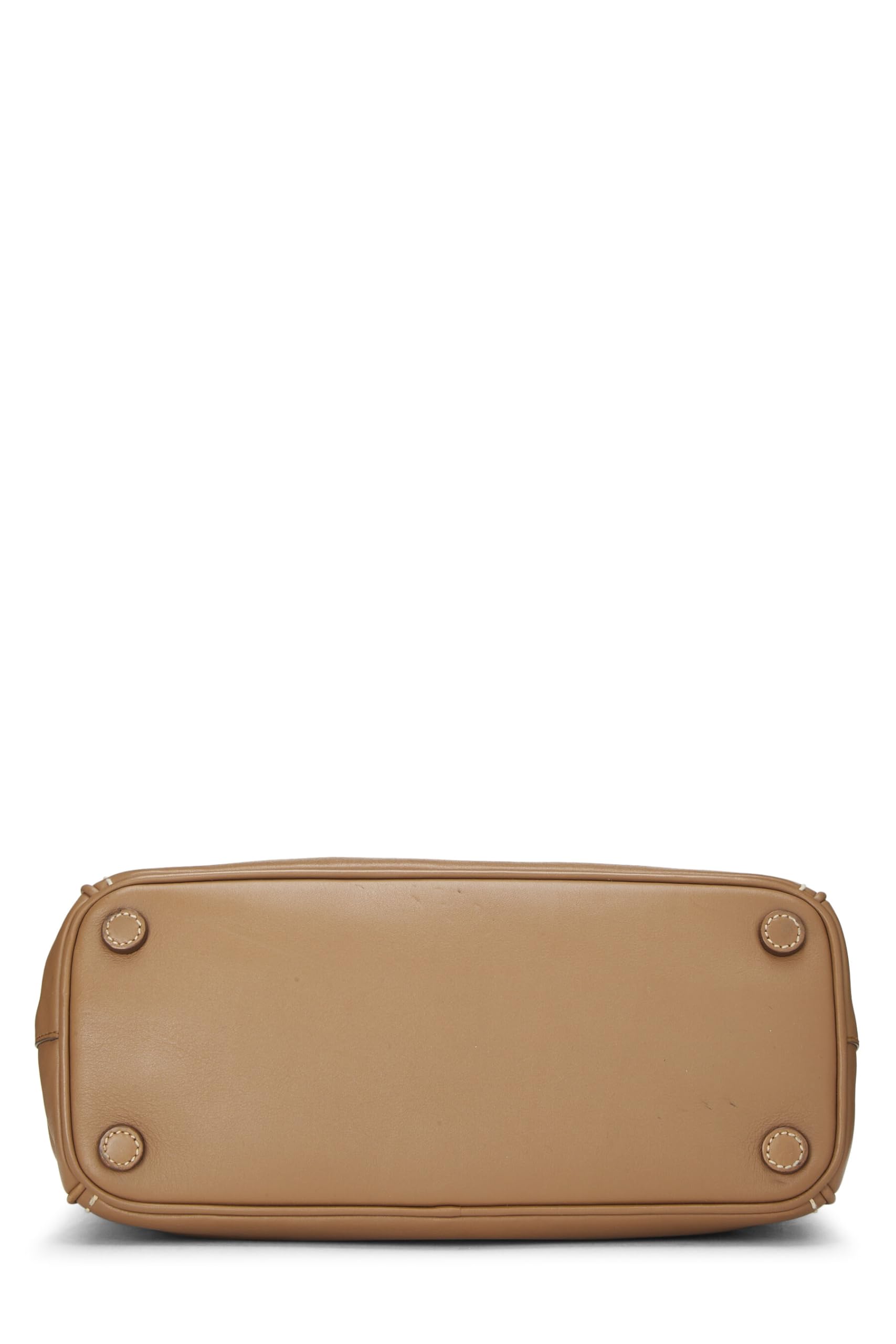 Prada, Brown City Calfskin Galleria Tote Small, Brown