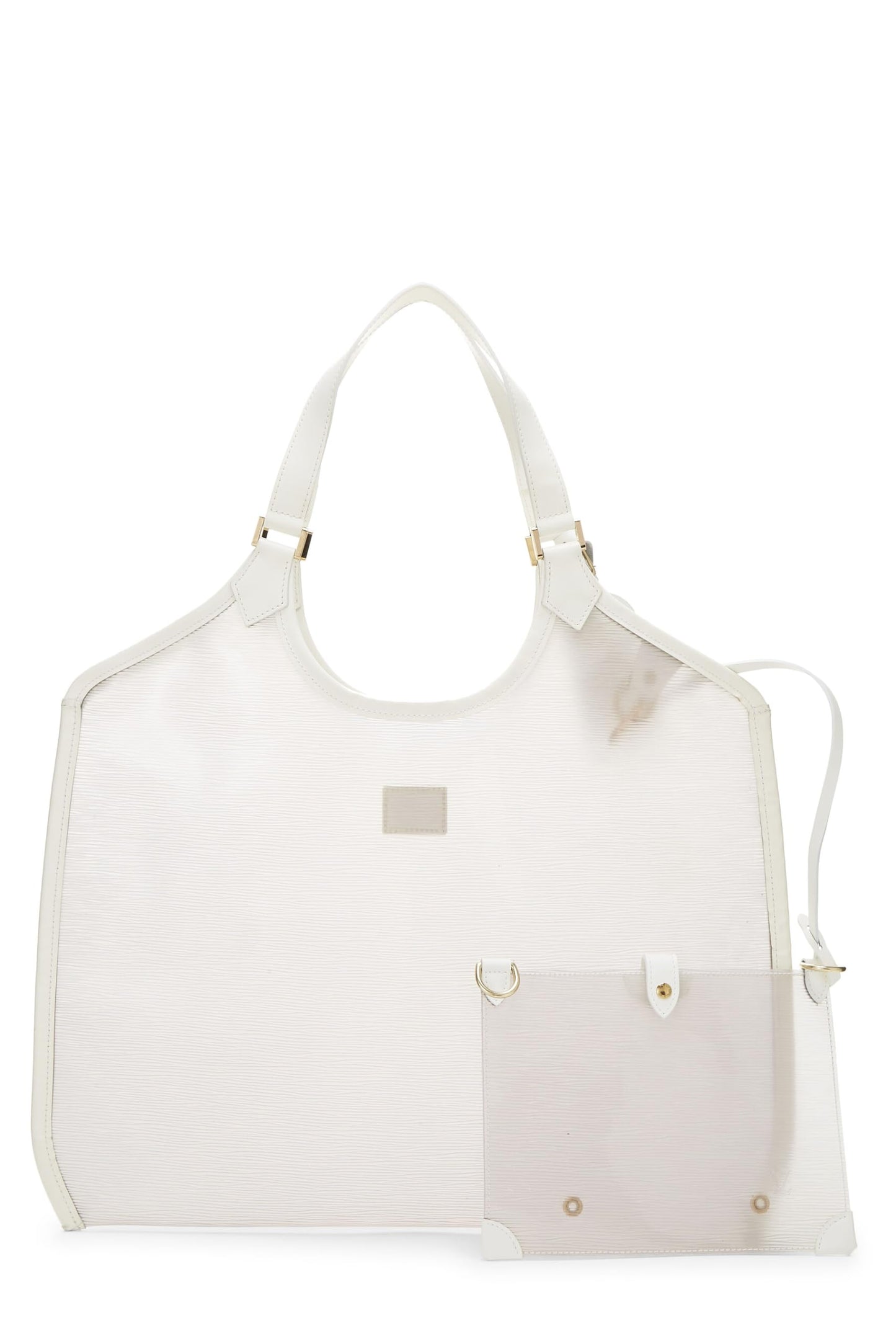 Louis Vuitton, White Epi Vinyl Lagoon Bay GM, White