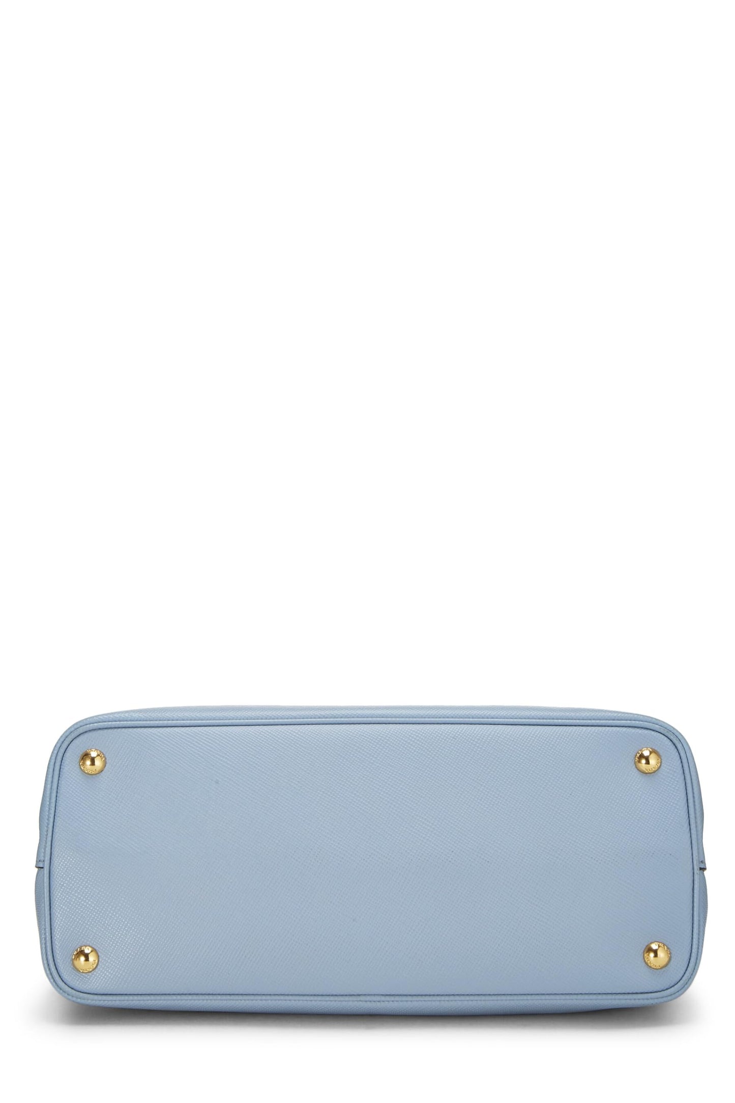 Prada, Blue Saffiano Double Bag Tote Medium, Blue