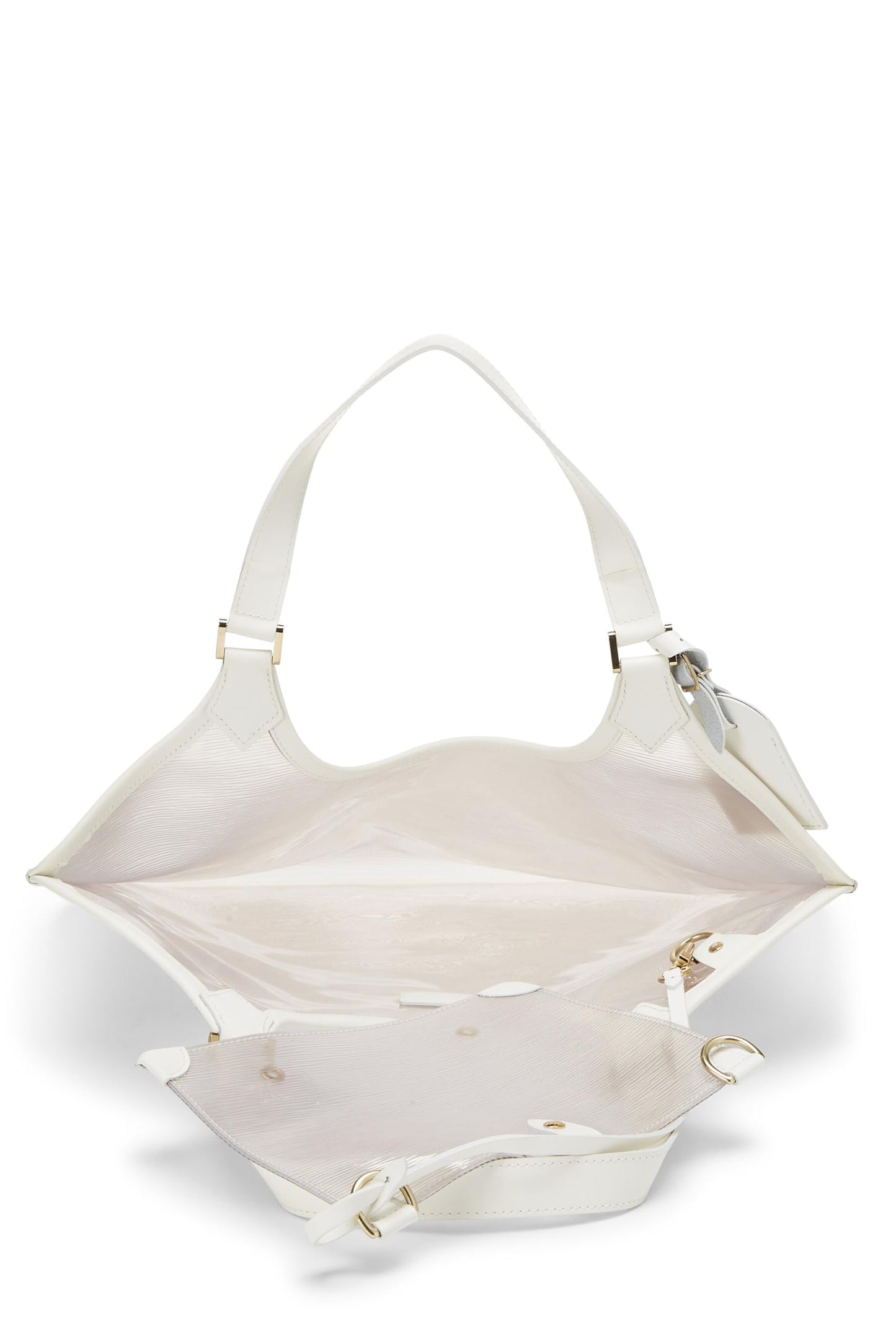 Louis Vuitton, White Epi Vinyl Lagoon Bay GM, White