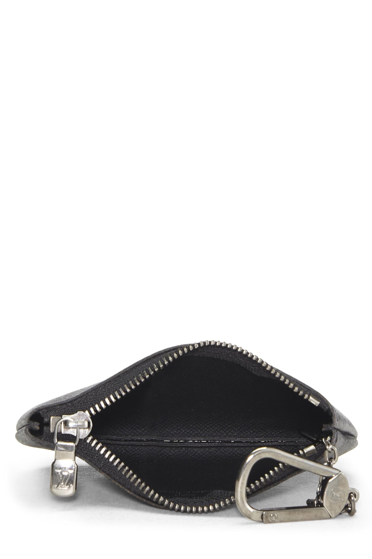 Louis Vuitton, Monogram Eclipse Reverse Pochette Clefs, Black