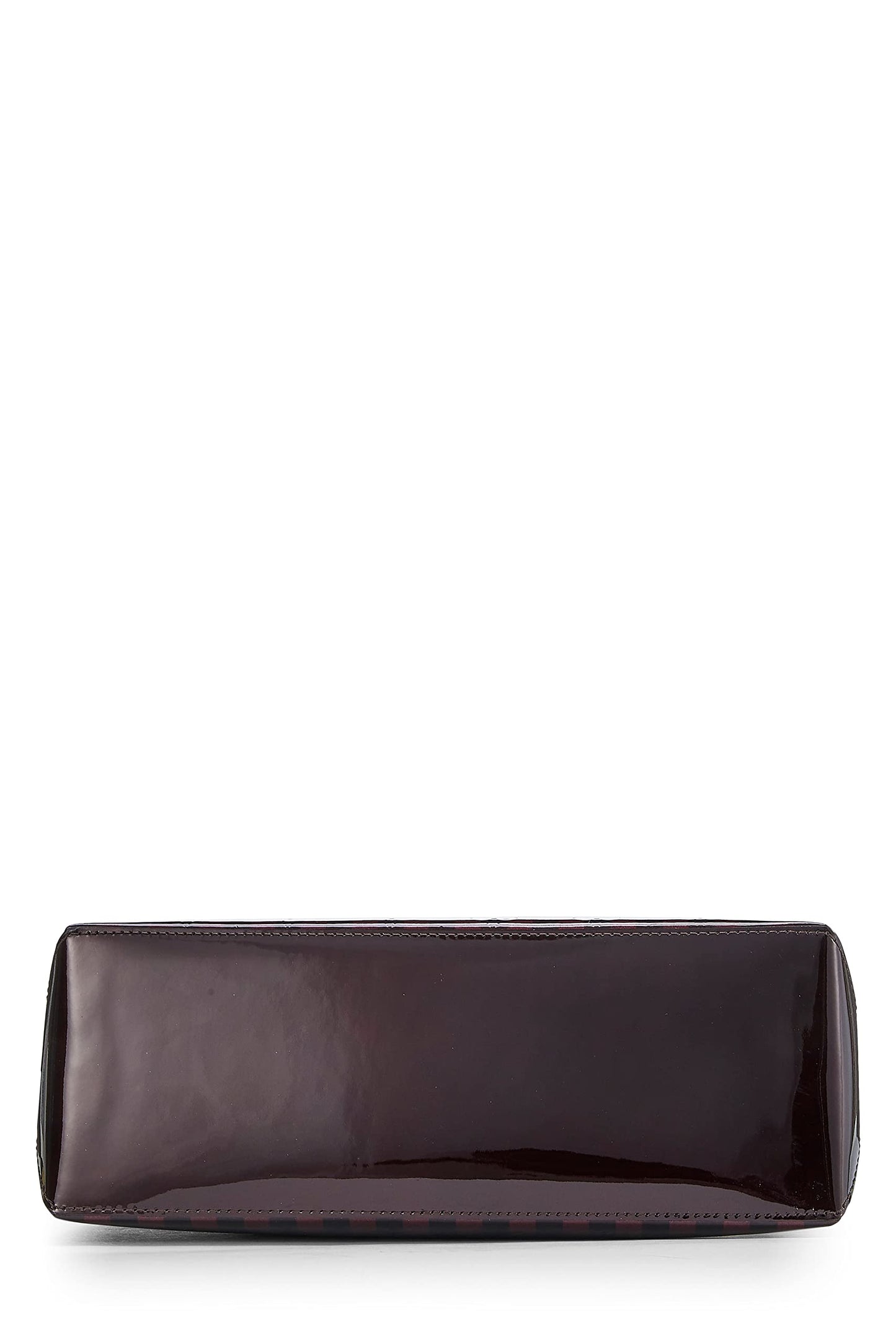 Louis Vuitton, Griotte & Amarante Monogram Vernis Rayures Wilshire PM, Purple