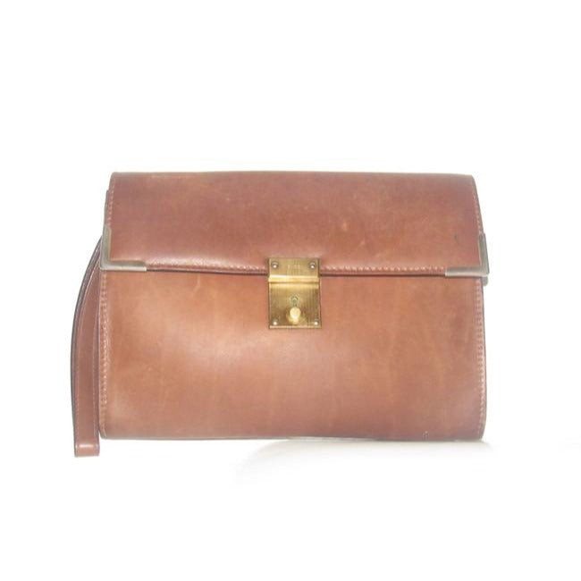 Gucci Envelope Leather Mini Clutch