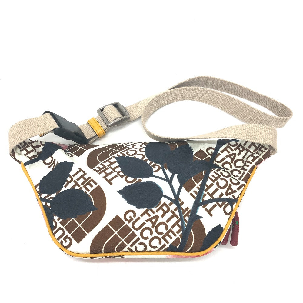 GUCCI Sling bag 650299 Nylon multicolor THE NORTH FACE collaboration waist pouch Women