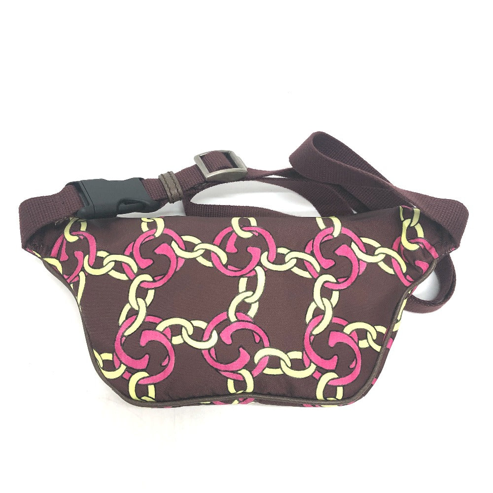 GUCCI Sling bag 650299 Nylon Brown THE NORTH FACE collaboration waist pouch