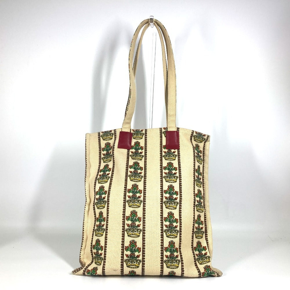 GUCCI Tote Bag canvas beige GARDEN Women
