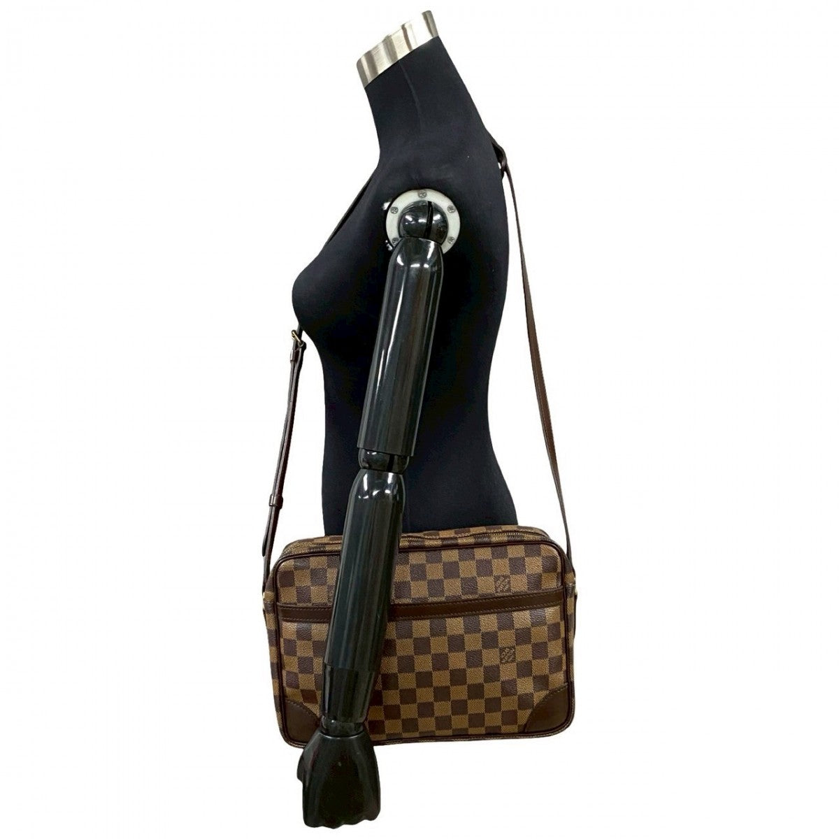 LOUIS VUITTON Shoulder Bag leather Brown Damier Trocadero Women(Unisex)