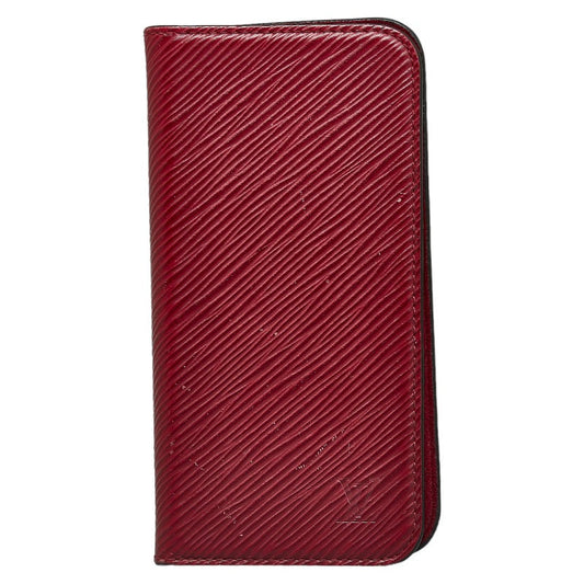 Louis Vuitton Epic Folio iPhone Case X & XS Handbook M64468 Fushai Red Leather Louis Vuitton