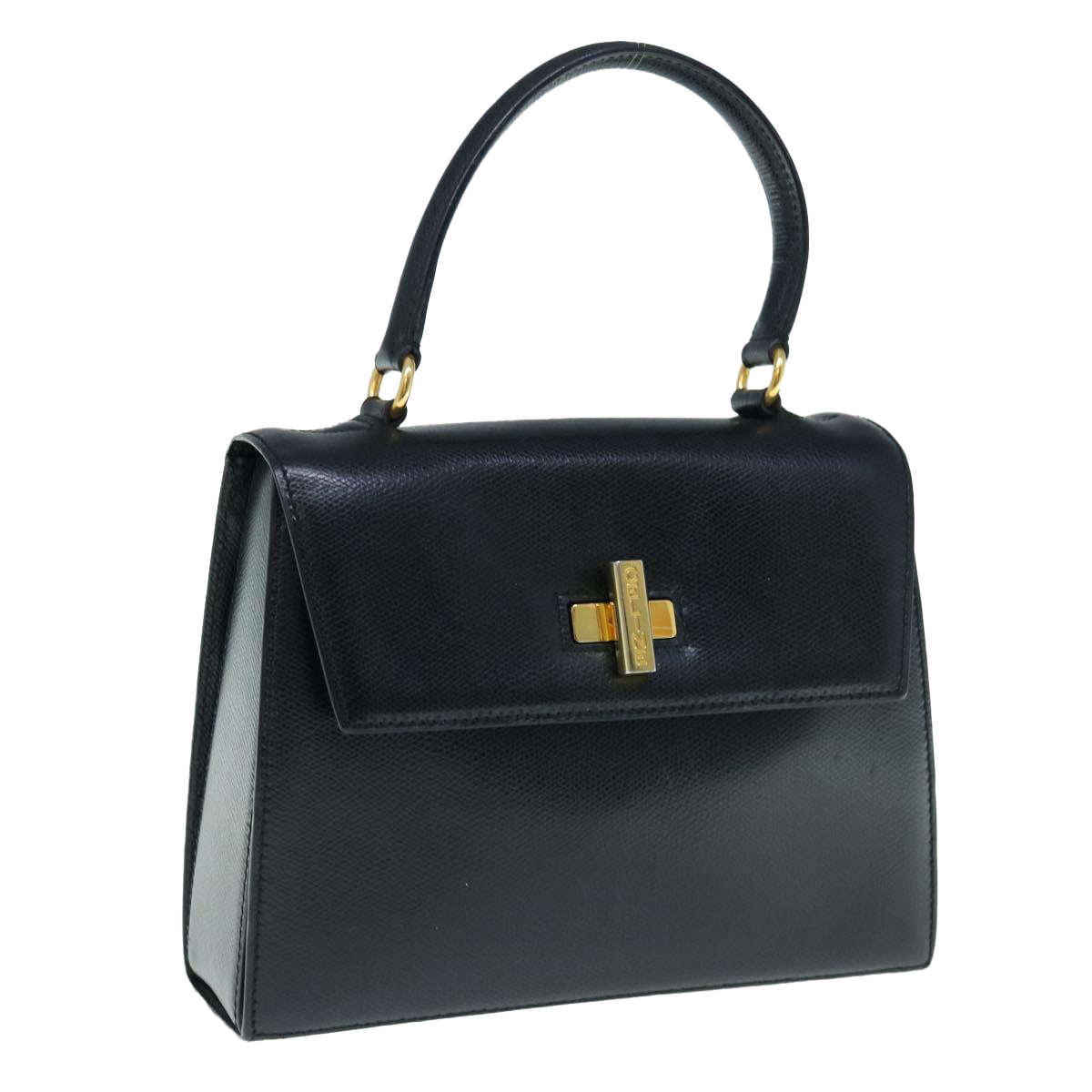 Luxury CELINE Hand Bag Leather Black 62977