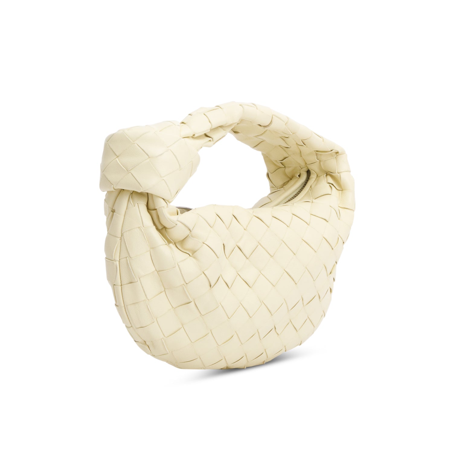 Bottega Veneta Yellow Intrecciato Leather Mini Jodie Bag