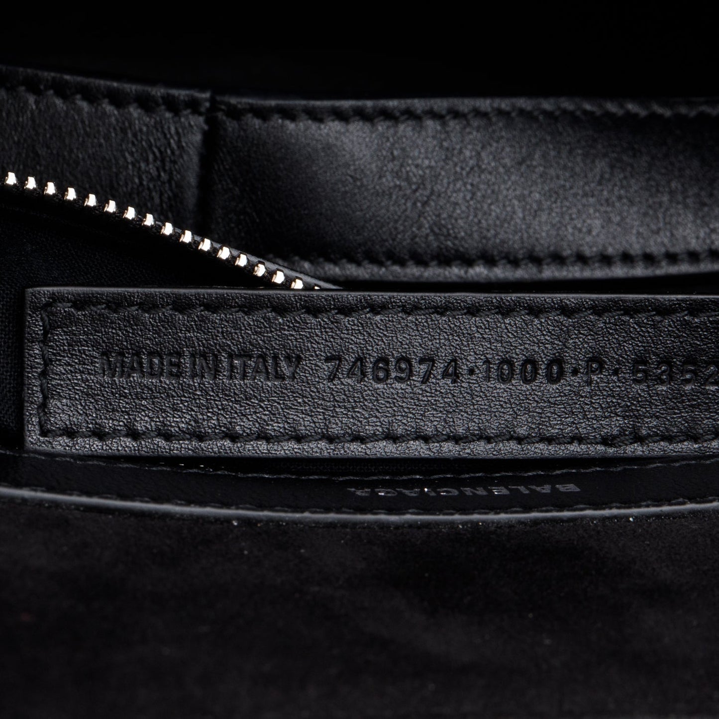 Balenciaga Black Calfskin Leather Medium Mary Kate Tote
