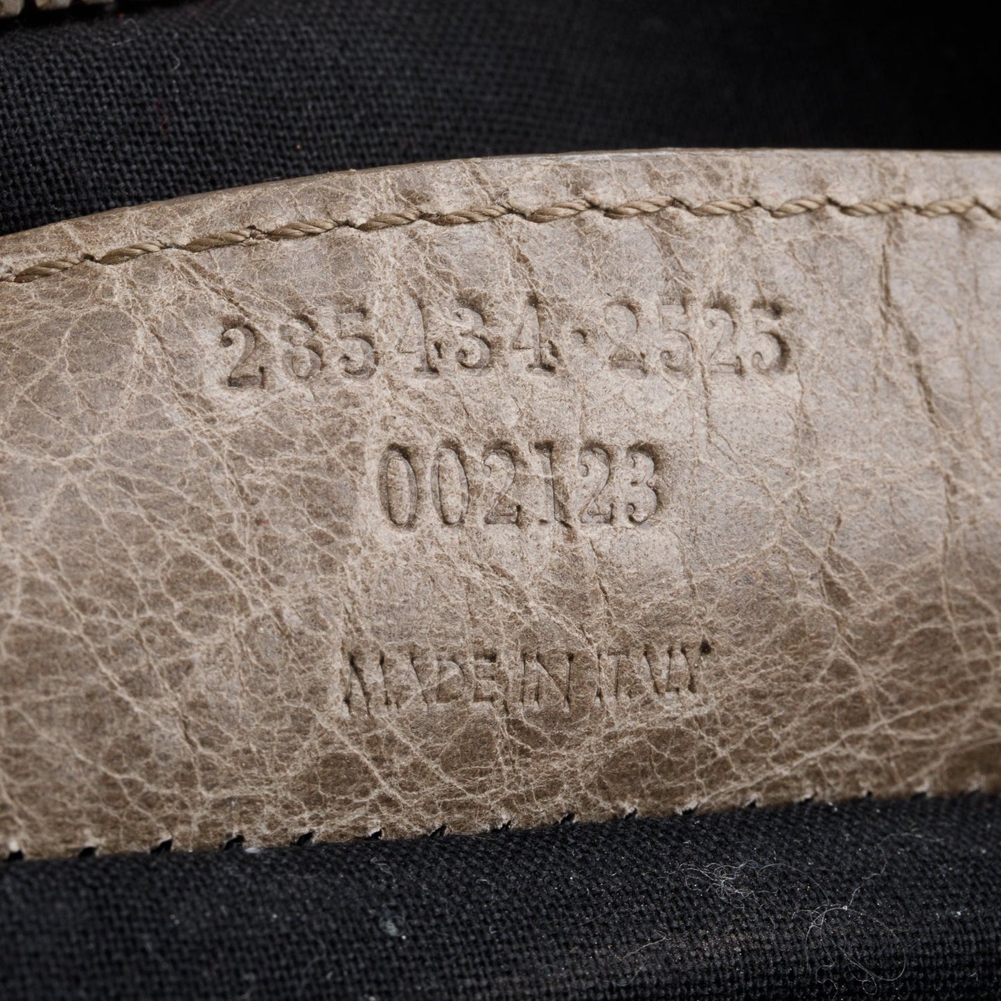 Balenciaga Taupe Motocross Agneau Leather Giant 12 City Bag