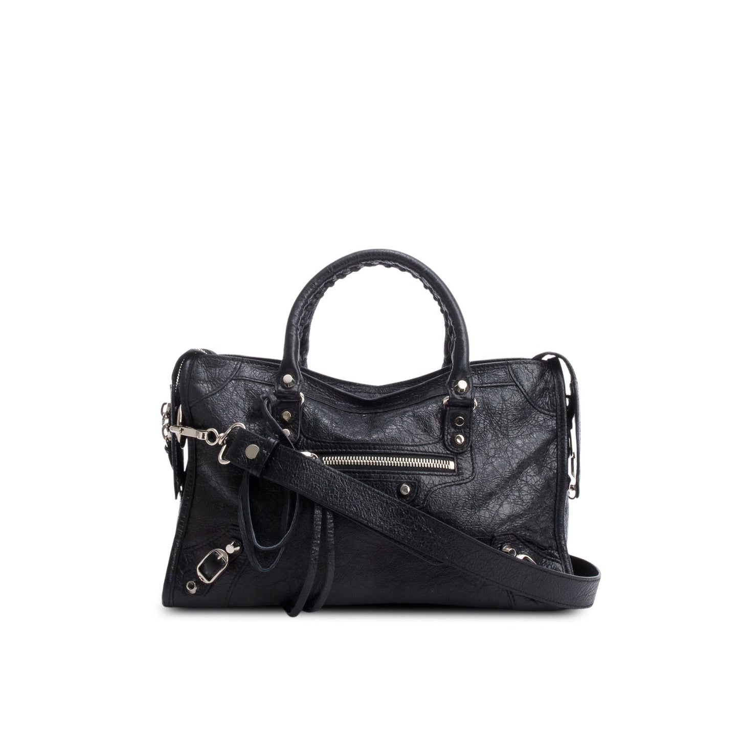 Balenciaga Black Agneau Le City Bag Small