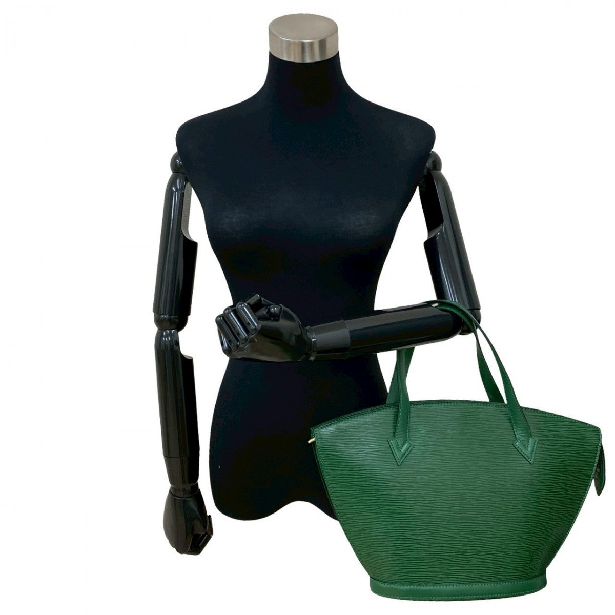 LOUIS VUITTON Handbag Epi Leather green Epi Sun jack Women