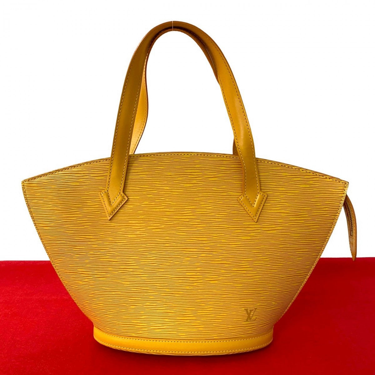 LOUIS VUITTON Handbag Epi Leather yellow Epi Sun jack Women