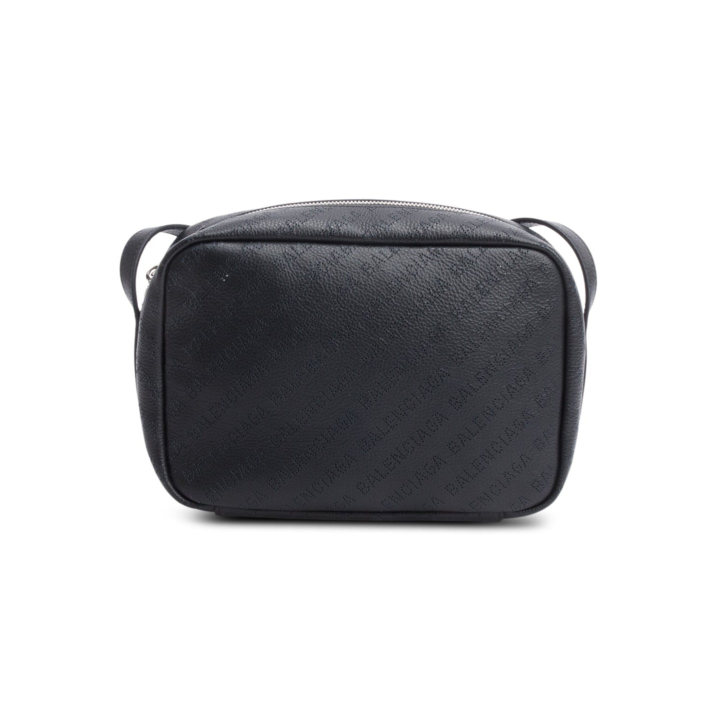Balenciaga Black Leather Logo Everyday Small Camera Bag