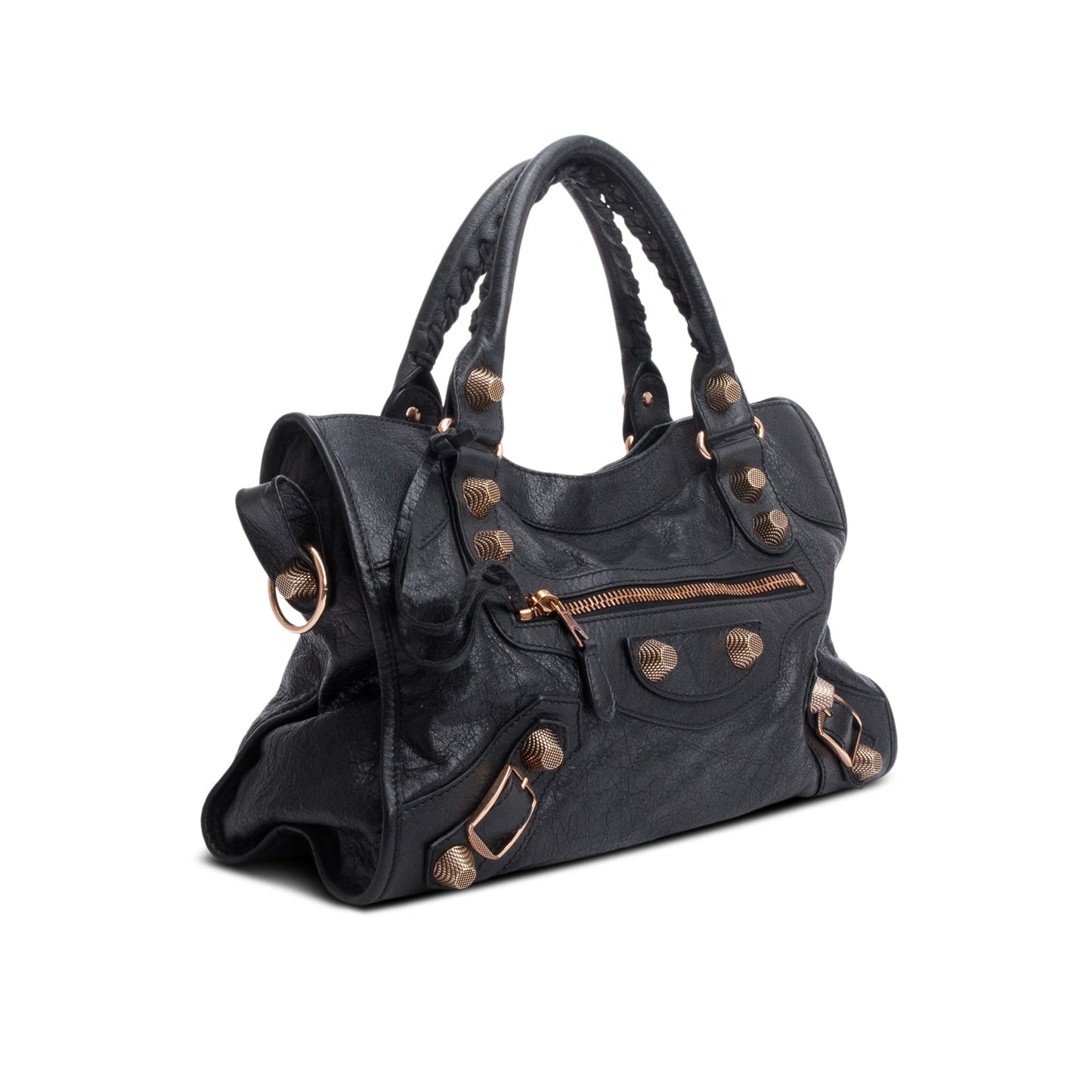 Balenciaga Black Agneau Giant 21 City Bag