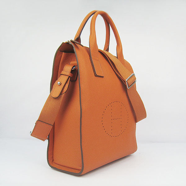 Luxury Hermes Toolbox 8076 Mens Orange Bag