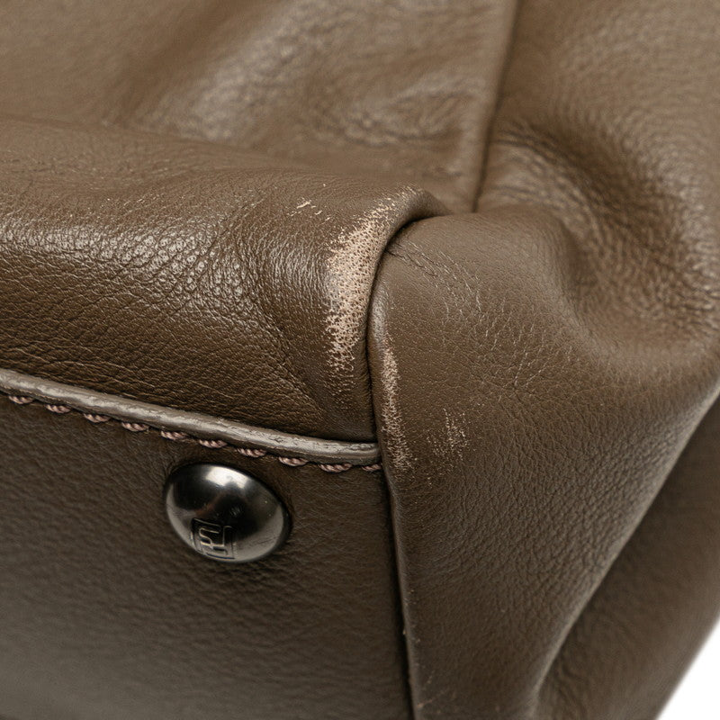 Fendi Peekaboo Leather 2way Bag