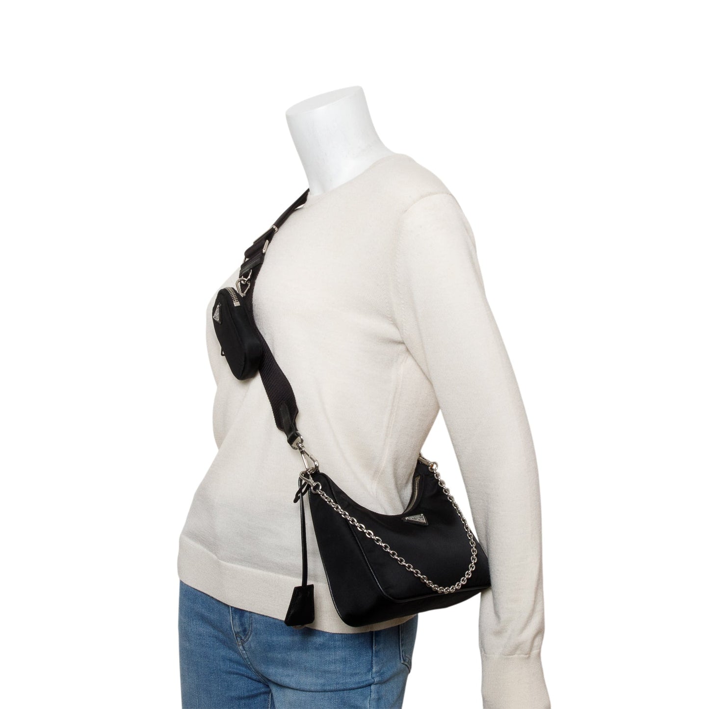 Prada Black Re-Edition 2005 Re-Nylon Bag