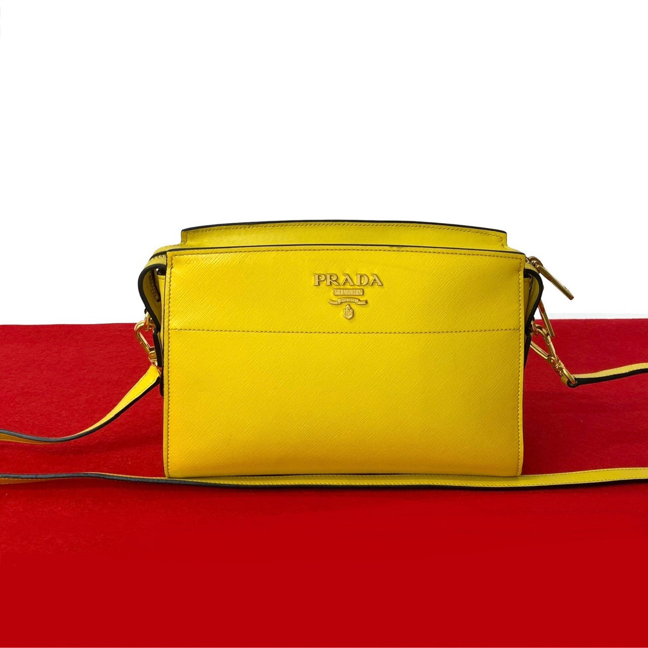 Prada Saffiano Leather Shoulder Bag