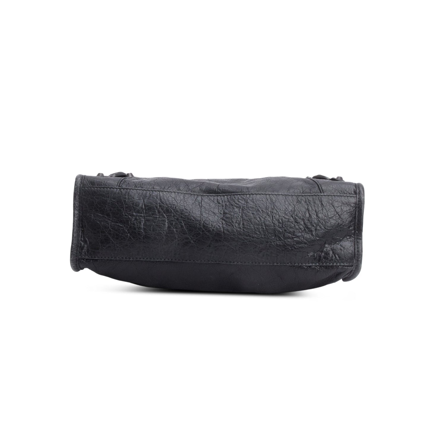 Balenciaga 2024 Black Arena Leather Small Le City Bag