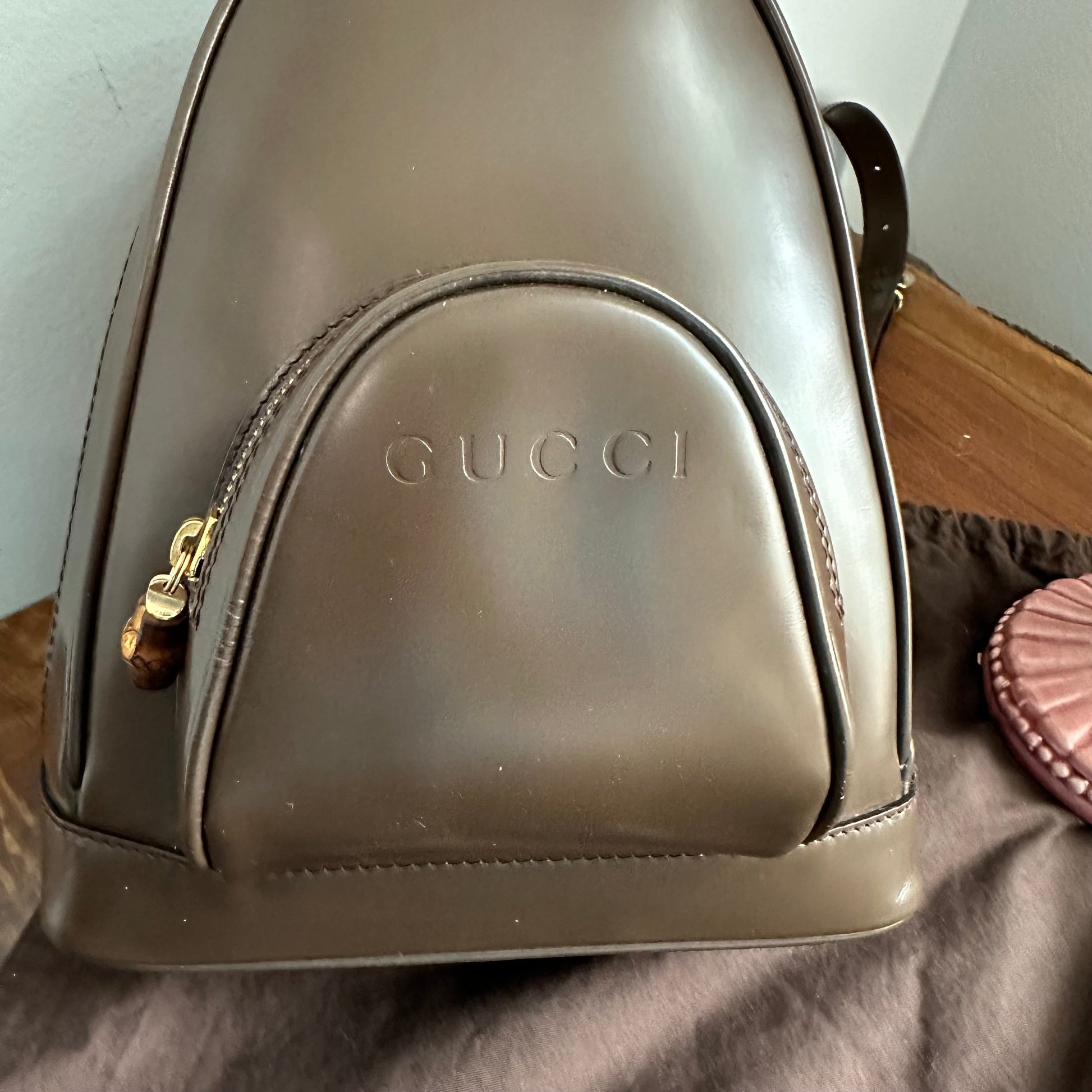 Gucci Leather Backpack
