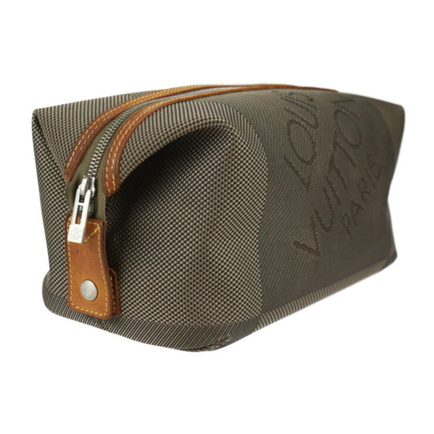 Louis Vuitton Earth Damier Geant Leather Clutch Bag Handbag