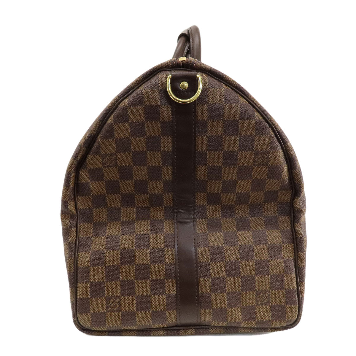 LOUIS VUITTON Boston Duffel bag Damier canvas Brown Keepall bandouliere55 Damier canvas