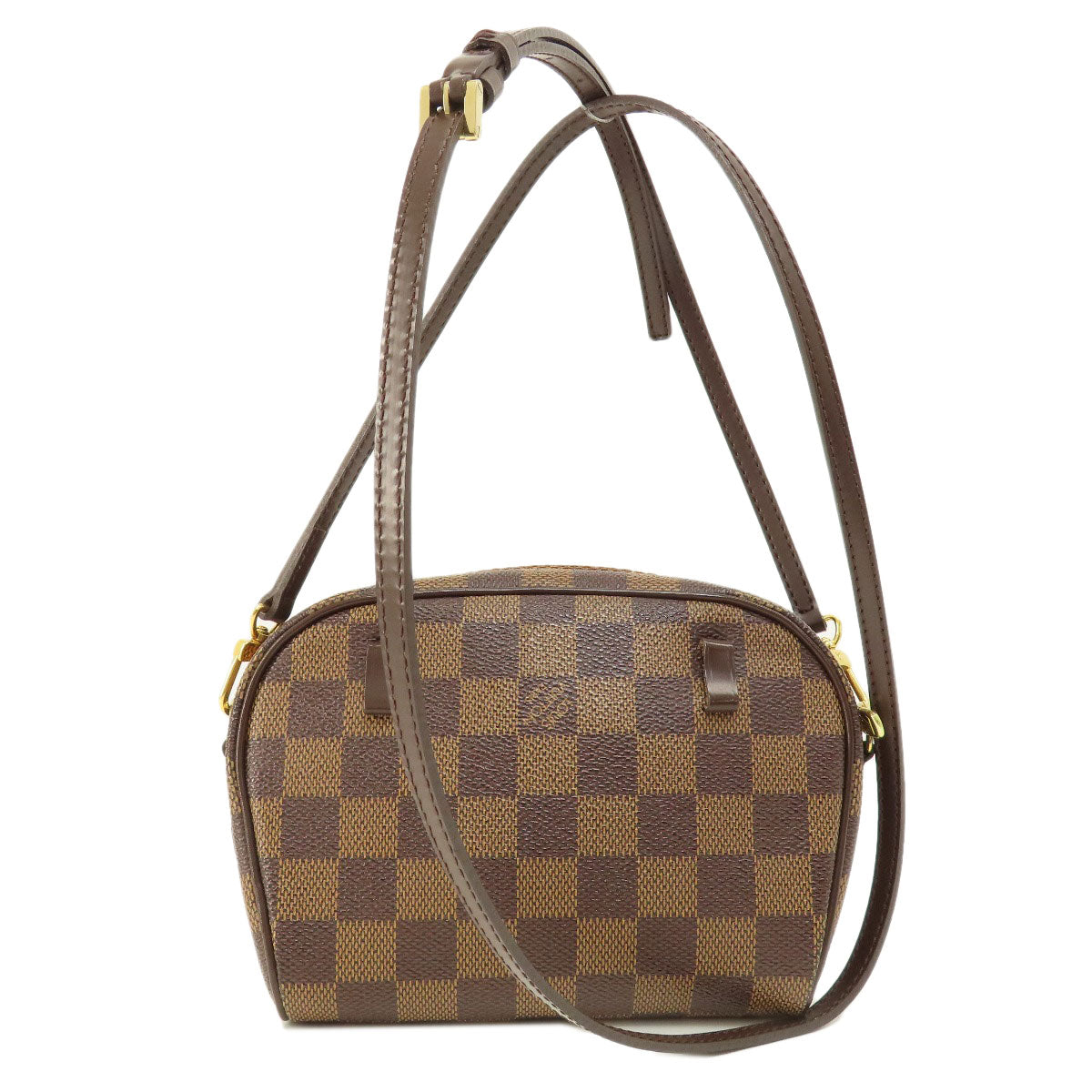 LOUIS VUITTON Shoulder Bag Damier canvas Brown Pochette Ipanema PM Damier Ebene Women