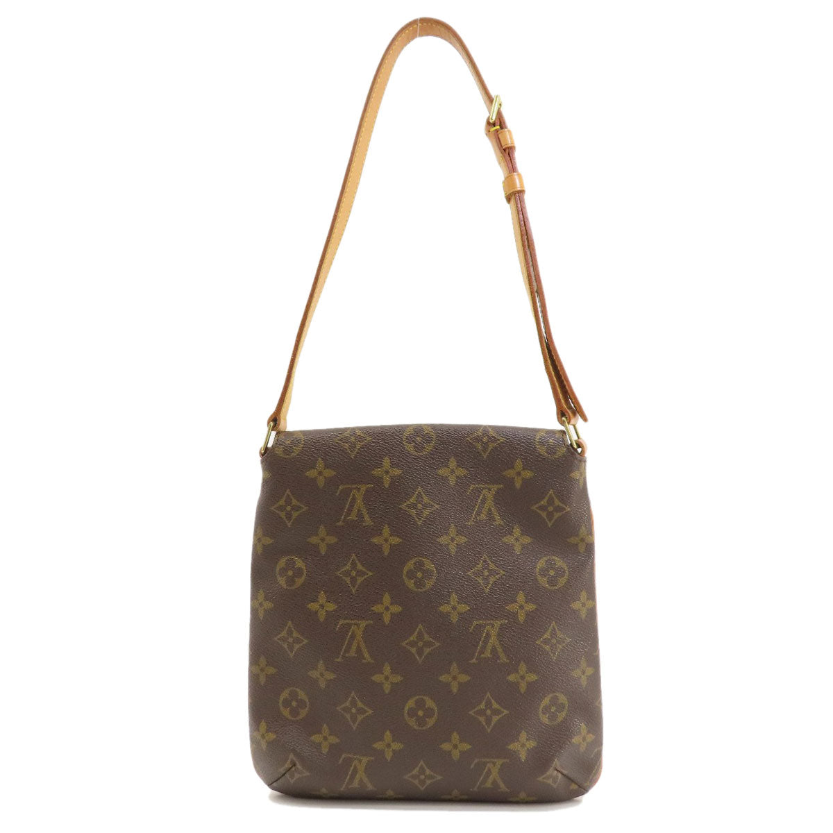 LOUIS VUITTON Shoulder Bag Monogram canvas Brown Musette salsa short Women