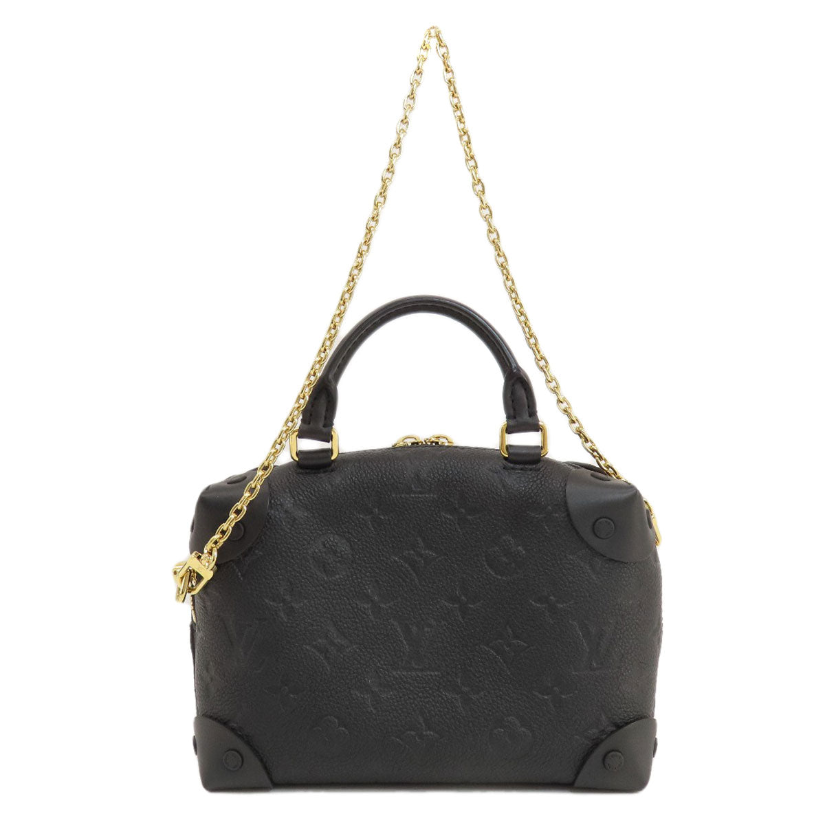 LOUIS VUITTON Shoulder Bag Monogram Ann Platt black Petit Maru Suple Women