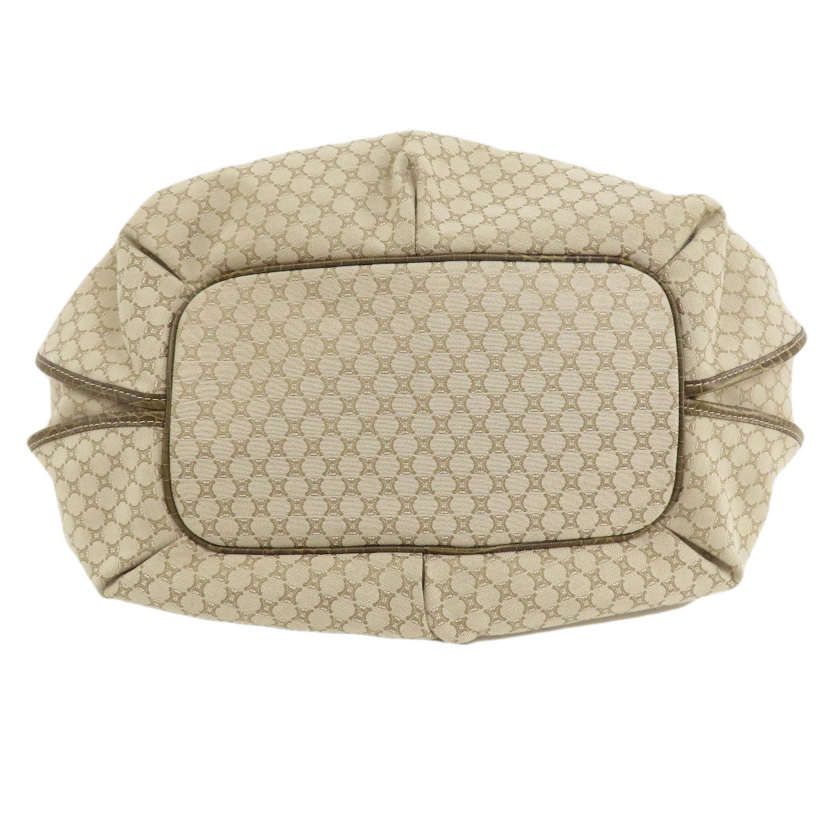 CELINE Tote Bag canvas beige Macadam Pattern Women