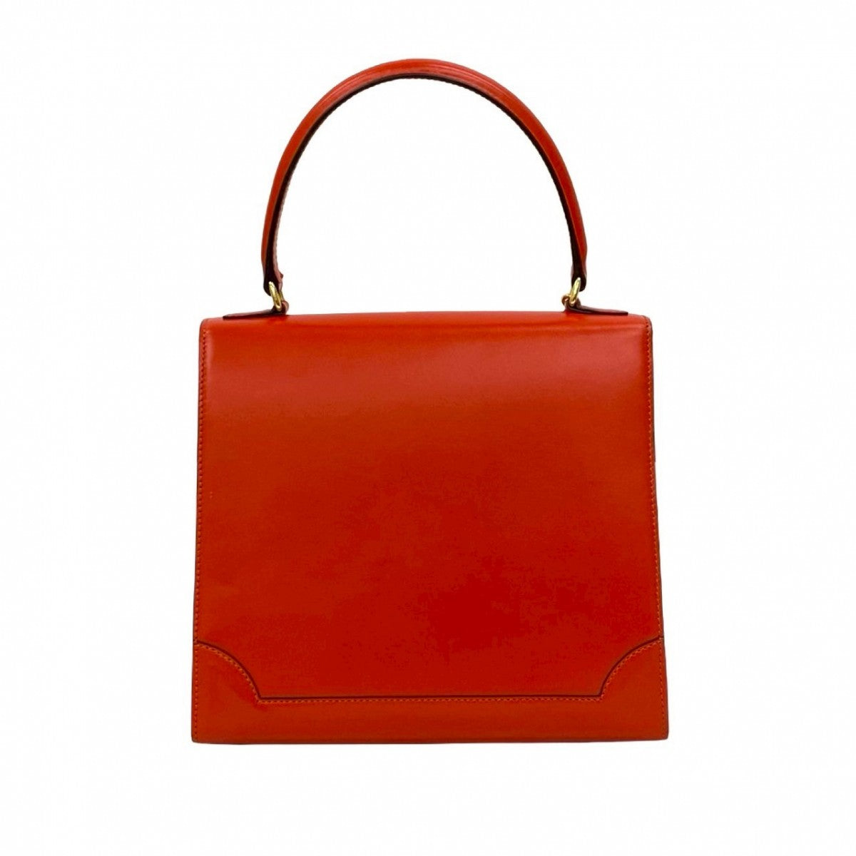 CELINE Shoulder Bag leather Orange