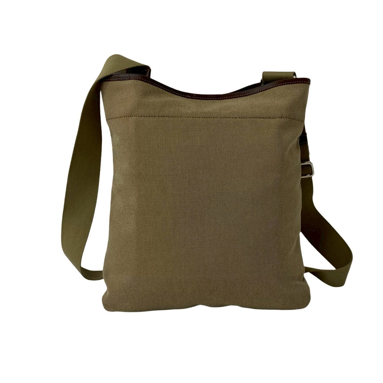 Prada Logo Jacquard Leather Shoulder Bag