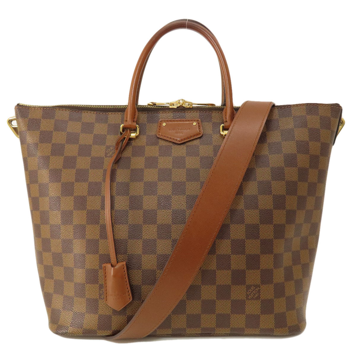 LOUIS VUITTON Tote Bag Damier canvas Brown Belmont Damier Ebene