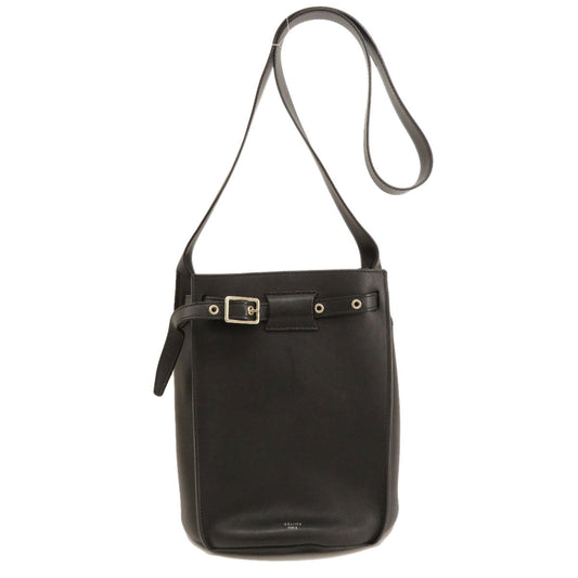 CELINE Shoulder Bag Calfskin black Big Bag Bucket Women
