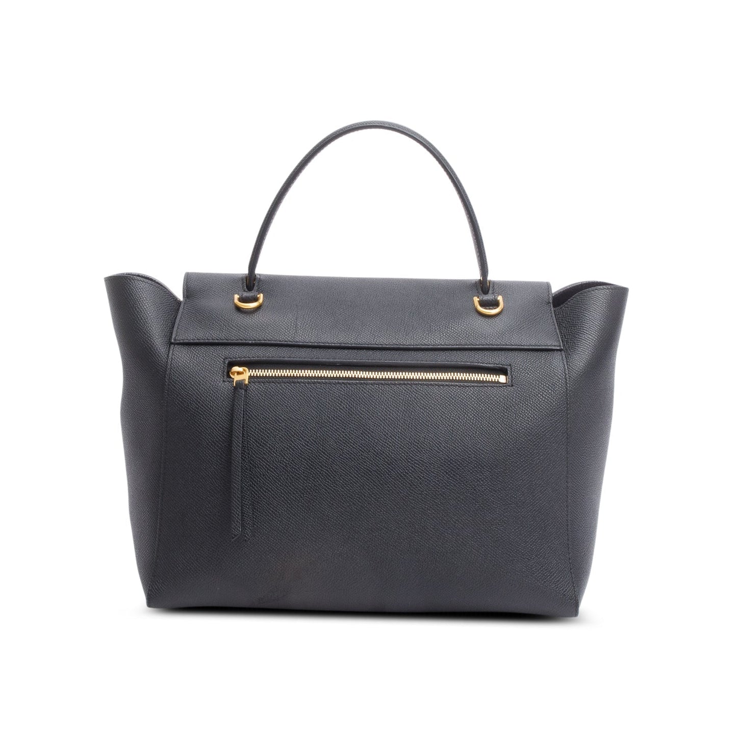 Celine Black Grained Leather Mini Belt Bag