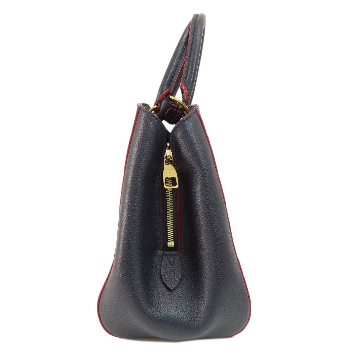  LOUIS VUITTON Handbag Ann Platt Navy Montaigne MM Marine Rouge